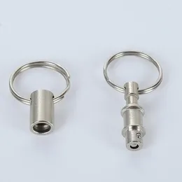 Keychains Key Chain séparez les chaînes de clip annulaire à rejet rapide à libération rapide en ferroalloy