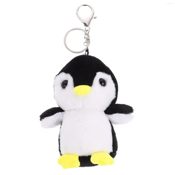 Llaveros llavero pingüino colgante juguete relleno animal llavero bolsa llavero peluche para mujeres