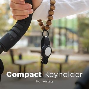 Llaveros Organizador de llaves Compacto para Airtag Llavero Smart Gadgets Caso Anti Scratch Protect Shell Cover Hombres