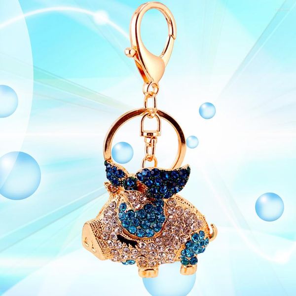 Porte-clés porte-clés strass sac à main chaîne animale pendentif strass charme pierre précieuse décoration décorative enfants drôle