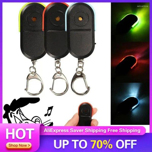 Keychains Rastreador de teclas confiable LED fácil de usar para bolsas Antiestador de batería larga de dispositivo anti-perdición