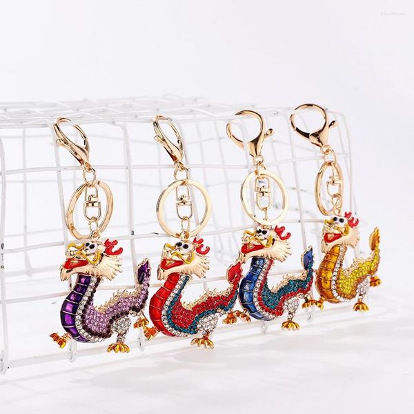 Porte-clés porte-clés pendentif zodiaque chinois femmes hommes sac accessoires cadeau