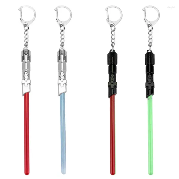Keychains Keychain Flashing Flash Torch Magic Wand Stick Light Sabre LED Light Glow Toy Party Supplies Accessoires