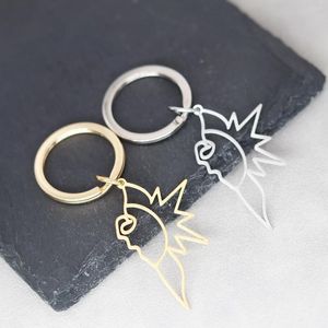Keychains Keychain Sun Symbole Course pour femmes hommes Hommes en acier inoxydable Talisman Jewelry Pendant Key Chain Metal Couple Couple