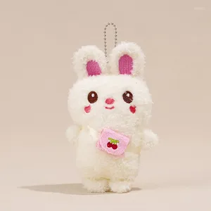 Keychains Keychain Toy Fur Cute Fluffy Real Key Chains Bag Toys Doll Lovely Keyring Pendant