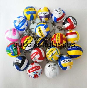 Porte-clés longes 10 pièces V200w volley-Ball, porte-clés de Sport, sac de voiture, porte-anneau de balle, cadeaux pour joueurs