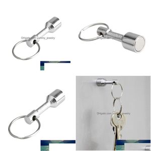 Porte-clés lanières 2 pièces/ensemble aimant fort porte-clés poche porte-clés anneau fendu porte-clés cadeau Lxh livraison directe accessoire de mode Dhims