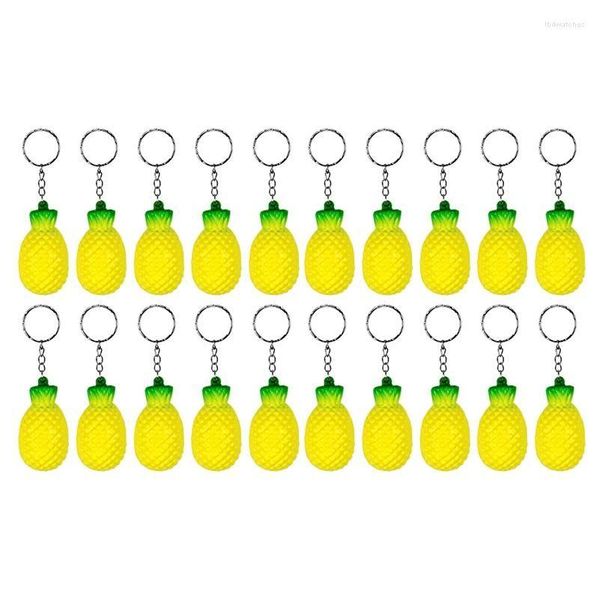 Porte-clés Longes 20 Pack Ananas Stress Relieve Jouets Fruits Pour Les Faveurs De Fête Et Les Prix De Carnaval De L'école Drop Delivery Fashion A Dh1Va