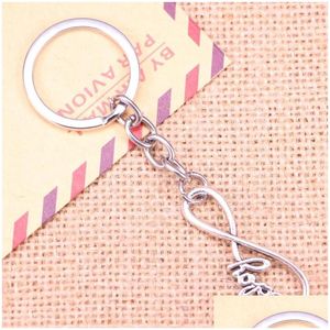 Keychains lanyards 20 stcs mode sleutelhanger 39x15mm infinity symbool hoop hangers diy mannen sieraden sleutelhanger ringhouder souvenir dhcrq