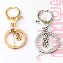 20pcs mousqueton en métal fermoirs à homard lanière porte-clés porte-clés résultats de bijoux livraison directe accessoires de mode Dhgaa