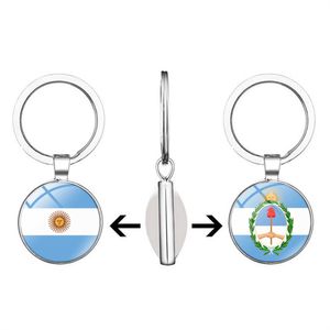 Keychains lanyards Argentijnse vlag sleutelgat dubbelzijdige sleutelhanger Y240510