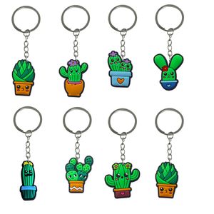 Keychains Lonyards Cactus Keychain pour femmes Key Chain Ring Fans de cadeaux de Noël Tags Goodie Bag Stuffer Cadeaux et Charmes de vacances Clé otbdt