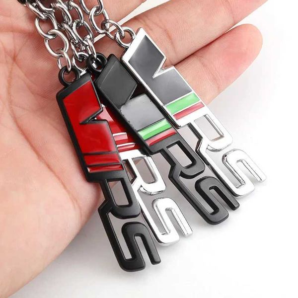 Keychains Lanyards Car Keychain Keyring Metal Keychain Badge Holder adapté à Skoda VRS Octavia Kamiq Kodiaq Karoq RS Super Fabia Rid Favorit J240509