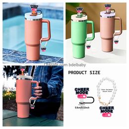 Keychains Lanyards Cartoon St ers Toppers Parlas Pearl Pends para la copa Drinking STS Accesorios de encanto Drop entrega OT3QC