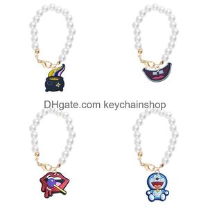 Keychains Lonyards Charm Accessoires Perle Tobusle Chaîne pour tasse avec poignée SILE Drop Livraison OT0JQ