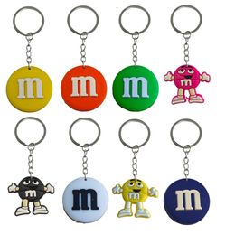 Keychains Lonyards Chocolate Bean 18 Keynchain Boys Migne SILE Key Chain pour ADT Gift Keyrings Sacs Courte