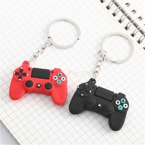 Keychains Lanyards Creative Gift Game Handle Keychain Simulation Toy Game Machine Auto Ring Accessoires Schattige Delicate Bag Penant Keyholder