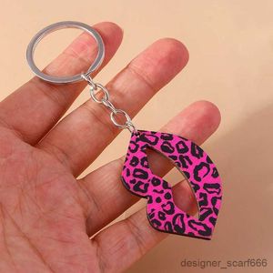 Keychains lanyards schattige lip charmes sleutelhangers voor autosouvenir cadeaus voor vrouwen mannen handtas tas hangende sleutelhangers diy accessoires