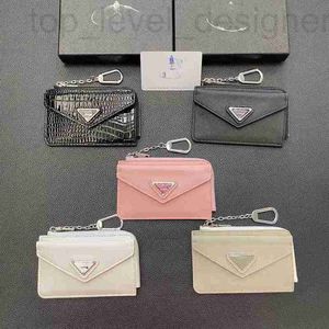 Keychains Lanyards Designer Advanced Trendy Classic Hook Wallet PD Lettre Zipper Zero Rangement Sac Bank Card Clip 28KQ