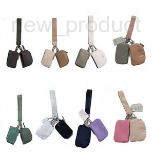 Sleutelhangers Lanyards Designer mode Luxe overal lu Tas Yoga sleutelhanger opbergtas Kaarttas pols opbergtas ontwerp sleutelhanger 0N1T