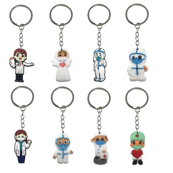 Keychains Lanyards Doctor Keychain for Men Goodie Bag Stuffers Supplies Sackepack Keyring Scolarbag approprié Ring Ring Boys Classroom SC OT28Z