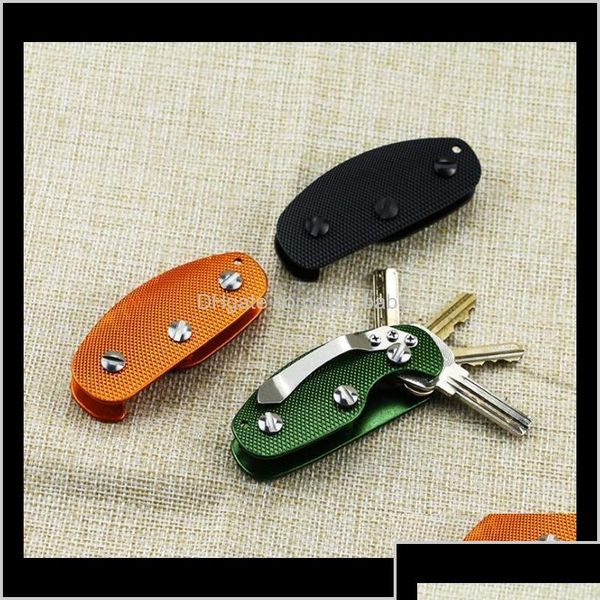 Llaves de llaves lanyards EDC Key Key Sporter Carpeta de suplente de bolsillo Mti Tool Organizador Collector Smart Clip al aire libre DQ5LT RQMCV DHJQL