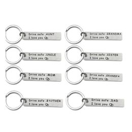 Keychains Lanyards Family Drive SAFE CHAINE CLÉ CLÉS NOUVEAU STOIRE ACIELLE EN SAVEUR ACTEUR CORTIAL CRÉATIF DROP DIVRIRATION ACCESSOIRES DE MODE DHGQZ