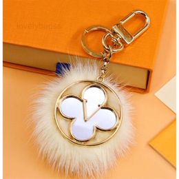 Keychains Lanyards créateur de mode miroir de fleur porte-clés fait à la main cuivre coeur cuivre sac de voiture charme de voiture suspendue