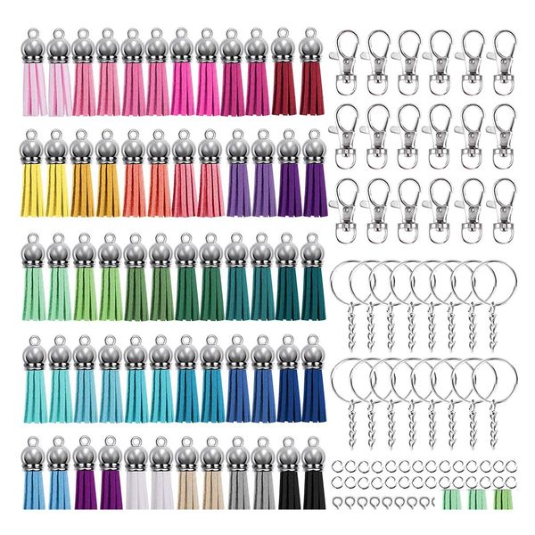 Llaveros Cordones Llavero de moda con cadena Charm Borla Colgante Bk Fabricación de joyas para Navidad Diy Llavero Acrílico Artesanía Q3 Dhq3W