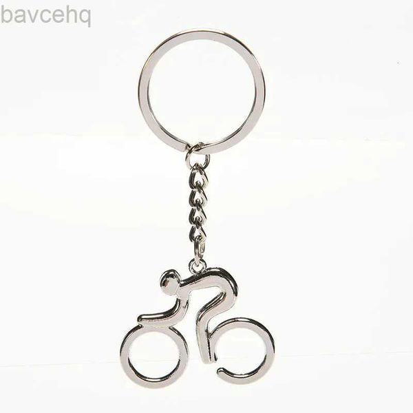 Keychains Lanyards Fashion Metal Sporty Casual Man Road Bicycle Figura Keychain Souvenirs Creative for Bike Cycling Lover Biker D240417