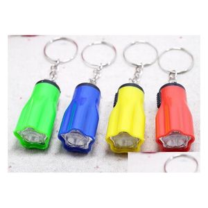 Keychains Lonyards Fleur Forme portable Migne Bright LED lampe de poche LED CLÉ MINI MINI CORCHAGNE TORCH LALLES DE PLUM