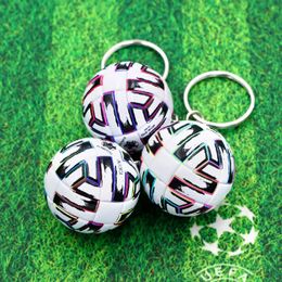 Keychains Lanyards Football Key Chain Pendant Souvenir ventiir Small Gift Sac Ball Activity Activity DIY ACCESSOIRES DE CORTICE 231025