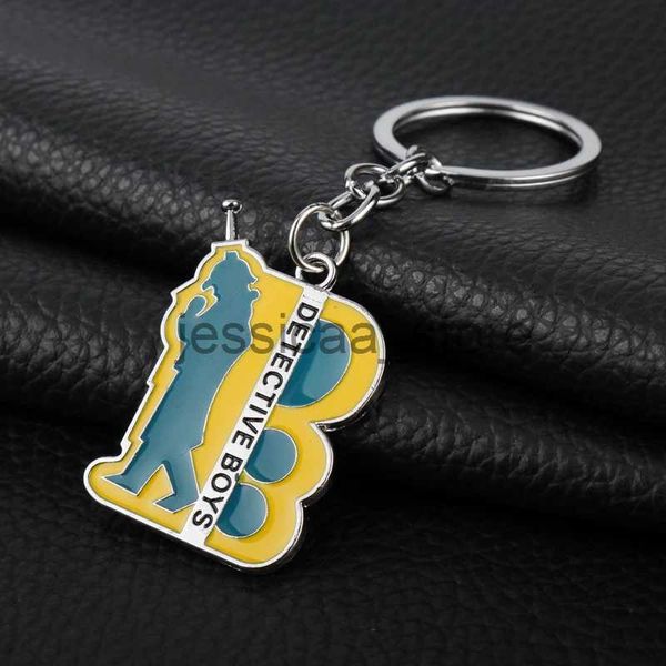 Llaveros Cordones HEYu Joyería Detective Conan Llavero Figura Colgante Llavero Hombres Coche HangAccessories Creativo Titular de la clave J231204