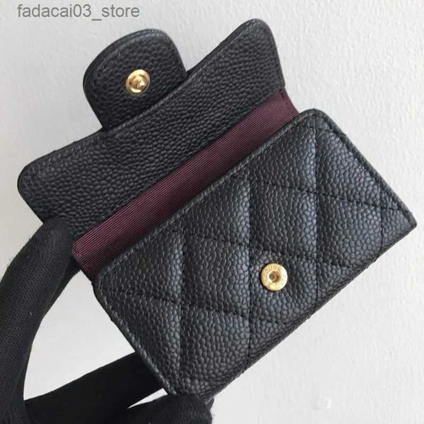 Porte-clés Longes de haute qualité en cuir véritable porte-clés femmes porte-clés organisateur pochette vache fendu portefeuille femme de ménage porte-clés Mini carte sac Q240201