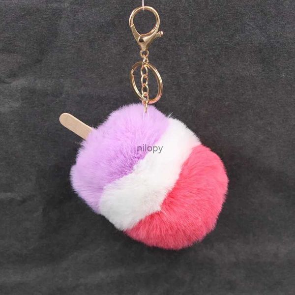 Keychains Lanyards Keynchain pour enfant sac à dos mignon mignon de crème glacée douce clés élégant pour les femmes sacs portables pour femmes