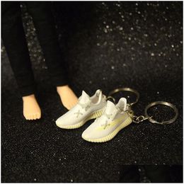 Porte-clés Longes Porte-clés 3D Mini E Sneaker Porte-clés Chaussures Modèle Sac À Dos Pendentif Pour La Fête D'anniversaire De Petit Ami Présent De Haute Qualité DH51T