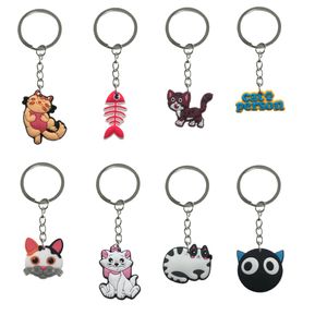 Keychains lanyards kitten sleutelhanger auto zaklia voor kinderen feest gunsten goodie stuffers benodigdheden geschikte schooltas sleutelhanger keten accesso ott15