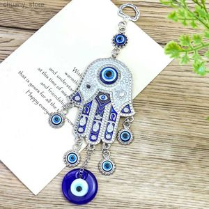 Kekchains Lonyards Lucky Fatima Handwall Hanging Decoration Amulet Protège Trkiye Blue Eye Nazar Bonchuk Protége