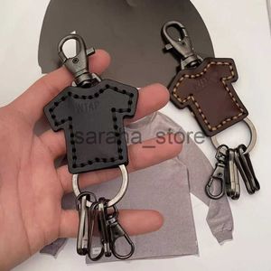 Keychains Lonyards hommes femmes wtaps kainfacture fait à la main faire vieille bouche de vache vintage hangcar clés de la personnalité de la personnalité de la personnalité