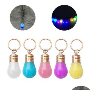 Porte-clés Longes Mini Colorf Led Porte-clés Pendentif Lumière Créative Bb Éclairage Extérieur Fête Atmosphère Fournitures Porte-clés Drop Deli Dhemp