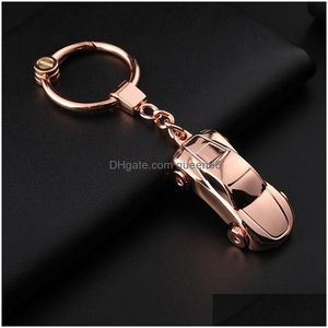 Porte-clés Longes Mini Modèle De Voiture Porte-clés Avec Lumière Pour Clés Accessoires Hommes Pendentif En Métal Sac À Main Porte-clés Moto Porte-clés Dhynl