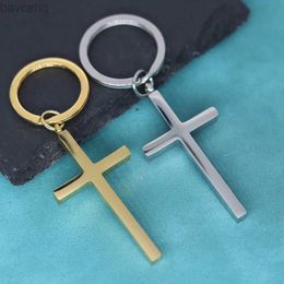 Keychains Lonyards nedar religieux Jésus cross pendentif porte-clés pour femmes hommes crucifix esthétique chée clés croix cadeau mystique bijoux clés d240417