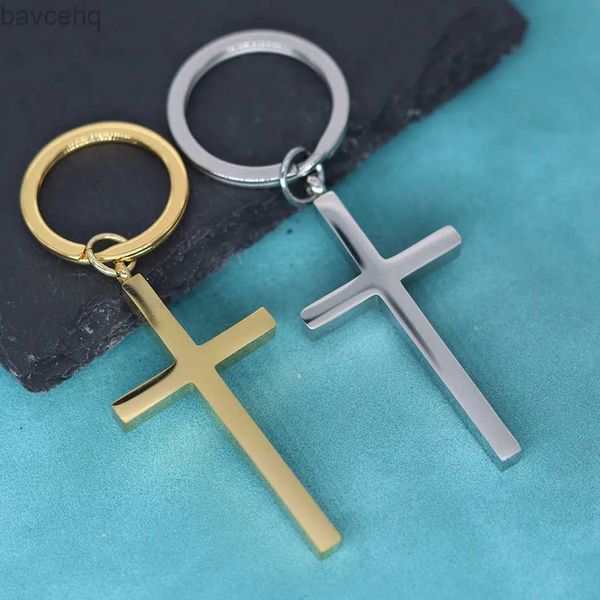 Keychains Lanyards Nedar Religious Jesús Cross Cross Keychain for Women Men Crucifijo Estética Cadena Croix Joya de regalo de regalo místico D240417