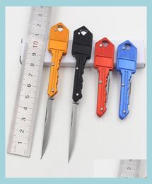 Keychains Lonyards Nouveaux couteaux de chasse Sécurité Keychain Set entièrement autodéfense Bk Keys Clé sifflement Livraison 2022 Fashion 8780344