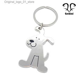 Llaves de llaves nuevos en caricatura cachorro de moda cadena de llave material de aleación de zinc de personalidad de alta calidad personalidad anillo de perro venta barata Q231219
