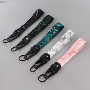 Keychains Lanyards Original Simple Lanyard Novel Car Keychain Keys Holder Accessoires Keychains pour hommes Femmes Course Gift Bijoux de mode D240417