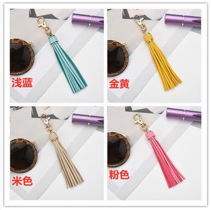 Porte-clés Longes Pu Gland En Cuir Avec Homard Porte-clés Anneau Frange Porte-clés Pour Sac À Main Téléphone Voiture Bijoux Diy Porte-clés Charmes Dhleq