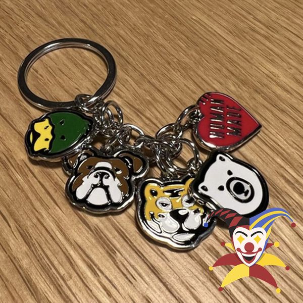 Porte-clés Lanyards ss Animal Keychain Human Made Key Chains Hommes Femmes 1 1 -Quality Keychain Pendentif 230715