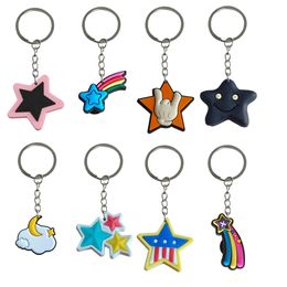 Keychains Lanyards Star Keychain for Goodie Bag Sobers Supplies Party Favors Keyring Backpacks SCOLOG TAGS SCHOOLS SCHALUS CHRIS OTVVJ