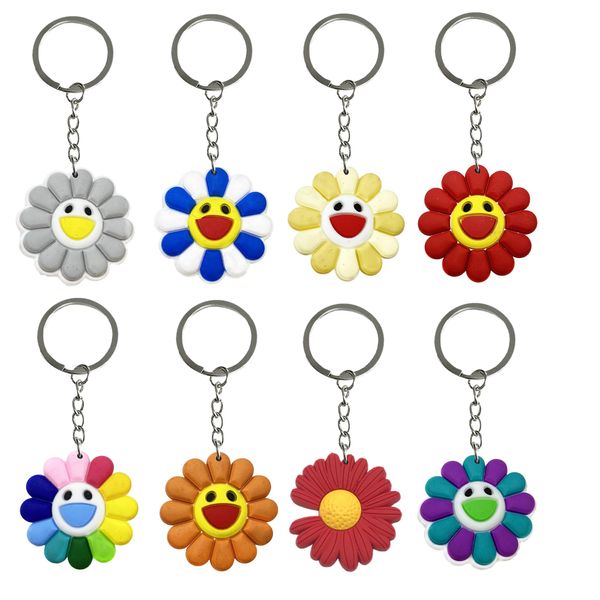 Keychains Lonyards Sunflower 30 porte-clés pour la fête d'école Fourniture de fête d'anniversaire Gift Chlassroom Prises Tags Goodie Bag Sober Christma OT0P4